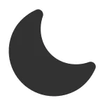 Moon SVG Icon